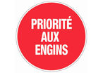 Panneau Priorité aux engins - Rigide Ø300mm - 4062242