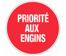 Panneau Priorité aux engins - Rigide Ø300mm - 4062242