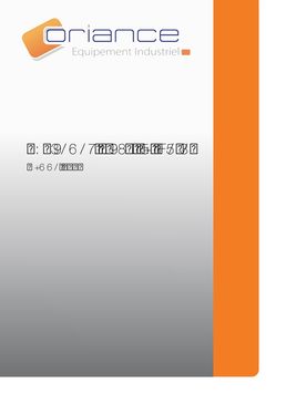 Catalogue général ORIANCE