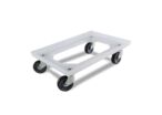 Plateau roulant porte-bacs 600 x 400 roues caoutchouc