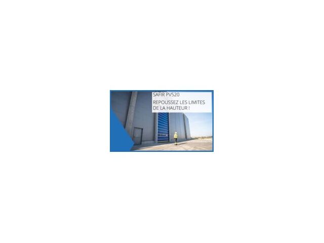 Porte rapide à empilement | PLANÉVITE PV 520 pour grandes baies industrielles