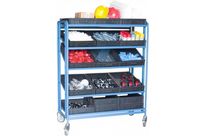 Servante 5 plateaux inclinables et 15 bacs - 250 kg