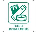 Panneau déchetterie piles et accumulateurs