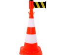 Kit cône avec dérouleur 100mmx3m Jaune/Noir - 2830270