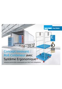 Roll Conteneur WALTHER avec système ergonomique