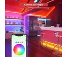 Ruban LED Connecté WiFi RGB 12V 2x5M 30LED/m