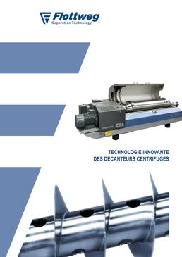Technologie innovante des décanteurs centrifuges