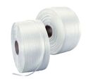 Manutan Expert - Feuillard Textile Polyester Blanc 19mm - 750kg Résistance - Rouleau 500m - Cerclage Palettes