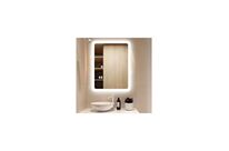 Miroir LED Rectangulaire 46x66cm 40W + Interrupteur Tactile BLANC pour Salle de Bain