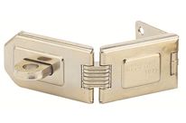 Fermeture porte-cadenas à recouvrement acier renforcé cémenté