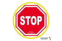 Panneau Stop - haute visibilité - Novap