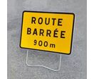 Panneau temporaire route barrée KC121P