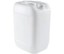 Jerrycan 20L Blanc Polyéthylène - Alimentaire, Recyclable, Norme UN Transport