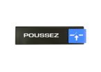 Plaquette de porte Poussez - Europe Access 175x45mm - 4261416