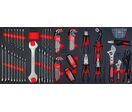 Servante d'atelier complète large, noire XL 514 outils MW Tools MWE512G3B