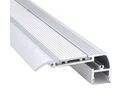 Nez de Marche Alu 2M Gris pour Ruban LED 10mm