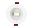 Support Spot GU10/MR16 Encastrable Rond Orientable Aluminium Blanc