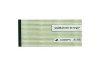 Carnet QUITTANCE DE LOYER Manifold Exacompta 16 x 10 Duplicata 42