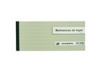 Carnet QUITTANCE DE LOYER Manifold Exacompta 16 x 10 Duplicata 42