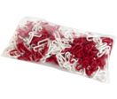 Chaîne Ø 6mm x 25m Rouge/Blanc en sac - Polyamide - 1265080