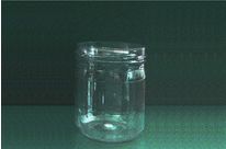 Pot en Polytéréphtalate d'éthylène rond lisse 200 ml