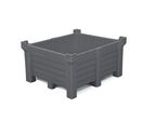 Bac gerbable en polyéthylène (PE), 400 l, gris