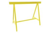 Tréteau en acier jaune - Charge max 900 kg - Largeur 99 cm - Robuste et stable