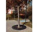 Grille d'arbres ronde