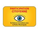 Panneau participation citoyenne (modèle 3)