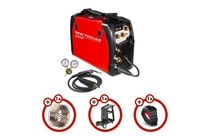 Pack POSTE À SOUDER ONDULEUR MIG-MAG-FLUX 160A - MANOMÈTRE INCLUS + casque + chariot + bobine de fil MW-Tools PACKMIG160E