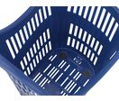 Panier magasin 4 roues 91 litres
