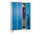 Vestiaire industrie propre Parma 3 casiers coloris Bleu