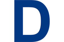 Lettre D adhésive pour sol intérieur