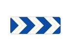 Panneau lumineux à leds de virage 3 chevrons J4