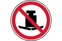 Panneau interdiction aux charges lourdes