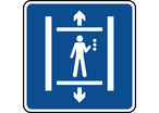 Panneau d'information ascenseur