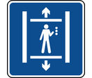Panneau d'information ascenseur