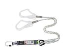 Kratos Safety - Longe double corde 1,5m avec absorbeur d'énergie - Norme EN 355 - Sécurité échafaudage