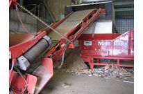 Aimant permanent en surplomb pour déchiqueteuses et broyeurs