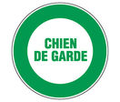 Panneau Chien de garde - Rigide Ø 180mm - 4041957