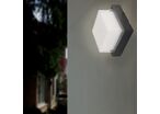 Applique Murale Noire Cube LED IP65 - Blanc Chaud 2300K - 3500K