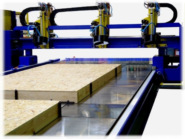 Machine automatique de clouage et agrafage