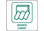Panneau déchetterie amiante ciment