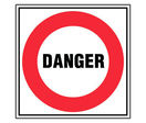 Panneau Danger - Rigide 480x480mm - 4010038