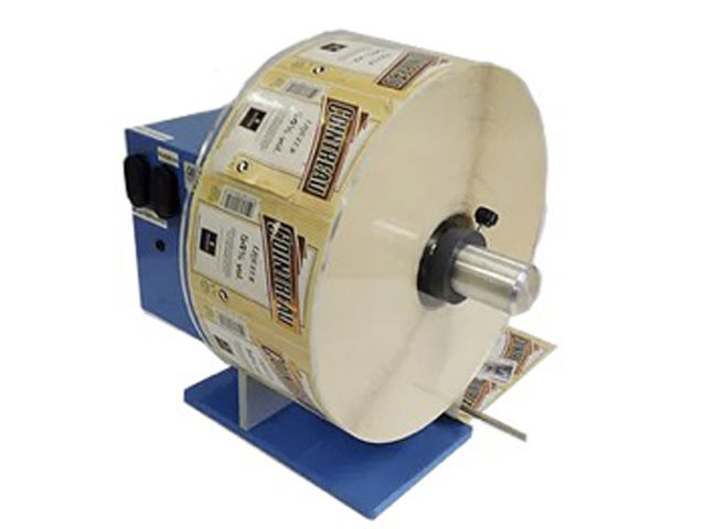 Dérouleur/ré-enrouleur d’étiquette adhésive