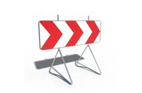 Lot de 2 pieds pour panneau de chantier