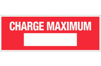 Panneau Charge maximum - Rigide 330x120mm - 4140063