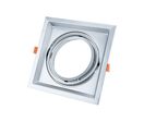 Support Simple Orientable INOX Encastrable pour Ampoule LED AR111