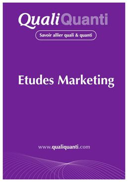 Etudes marketing