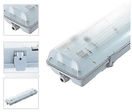 Boitier étanche 2x1.5m pour tube T8 LED
